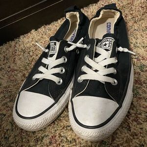 Black Converse Shoreline Slip Ons